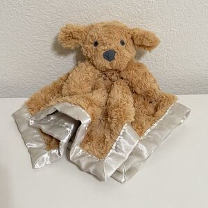 Cloud Island Golden Doodle Puppy Dog Security Blanket Lovey Satin Trim Lovie